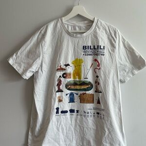 White Anti-Design Graphic T-Shirt for Men
